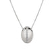 MICHAEL M Necklaces 14K White Gold Orb Split Pendant P527