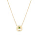 MICHAEL M Necklaces 14K White Gold / Peridot - August Signature Birthstone Necklace CN435PER