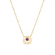 MICHAEL M Necklaces 14K Yellow Gold / Amethyst - February Signature Birthstone Necklace CN435AM
