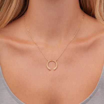 Carve Knife Edge Necklace