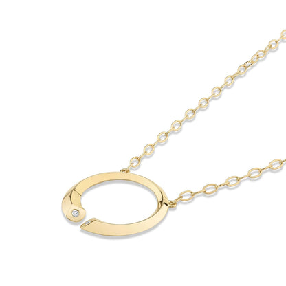Carve Knife Edge Necklace