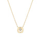 MICHAEL M Necklaces 14K Yellow Gold / Diamond - April Signature Birthstone Necklace CN435DI