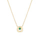 MICHAEL M Necklaces 14K Yellow Gold / Emerald - May Signature Birthstone Necklace CN435EM