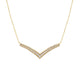 MICHAEL M Necklaces 14K Yellow Gold Europa Chevron Necklace CN399-14KYG