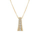 MICHAEL M Necklaces 14K Yellow Gold Europa Flare Pendant P398-14KYG