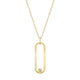 MICHAEL M Necklaces 14K Yellow Gold Longline Link Pendant P360