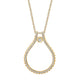 MICHAEL M Necklaces 14K Yellow Gold Pavé Signature MM Tetra Pendant P373YG