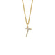 MICHAEL M Necklaces 14K Yellow Gold / T Diamond Initial Pendant P141T