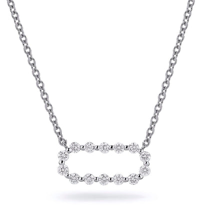 MICHAEL M Necklaces Cloud Pavé Link Necklace