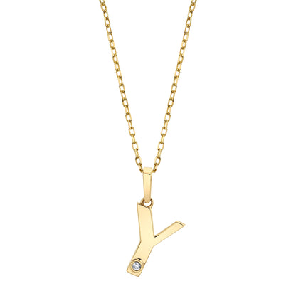 Deco Initial Pendant
