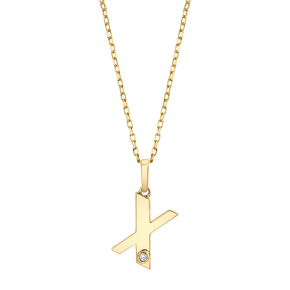 Deco Initial Pendant