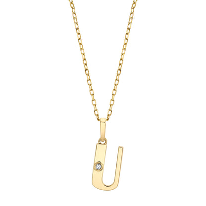 Deco Initial Pendant