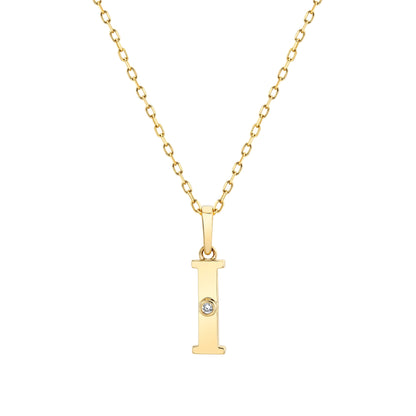 Deco Initial Pendant
