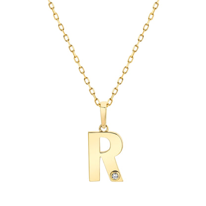Deco Initial Pendant