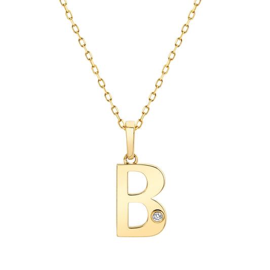 Deco Initial Pendant