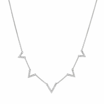 Diamond V Necklace