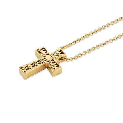 Europa Pave Cross Pendant