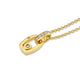 Link Pendant with Bezel Set Diamond