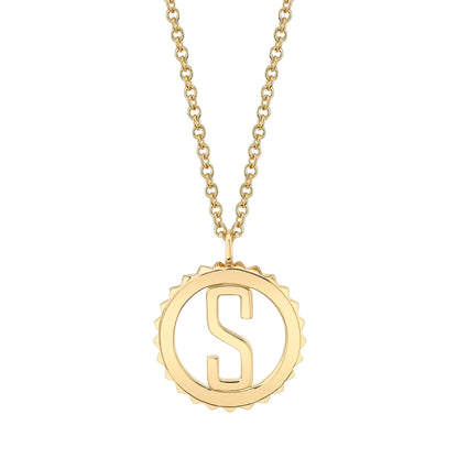 Mini Tetra Initial Medallion