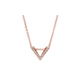 Mini V Diamond Pendant Necklace