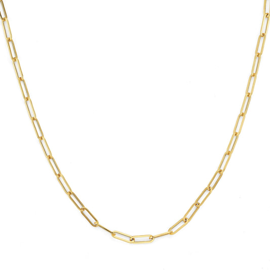 MICHAEL M Necklaces Paperclip Link Chain