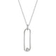 Silver Longline Link Pendant