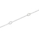 Silver Pavé Link Station Necklace