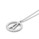 Silver Tetra Initial Medallion