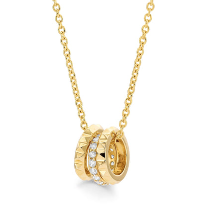 Tetra 3 Ring Necklace
