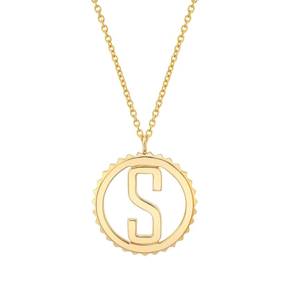 Tetra Initial Medallion
