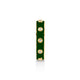 MICHAEL M Rings 14k Yellow Gold / Green Chroma Extruded Bezel Ring F483