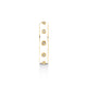 MICHAEL M Rings 14k Yellow Gold / White Chroma Extruded Bezel Ring F483