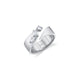 MICHAEL M Rings 18K White Gold / 4 Montage Diamond Split Band B550