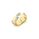 MICHAEL M Rings 18K Yellow Gold / 4 Montage Diamond Split Band B550