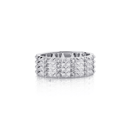 MICHAEL M Rings Men's Tetra Diamond Band