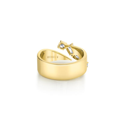 Montage Diamond Split Band With Pave