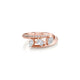 Montage Pave Knife Edge Bypass Ring