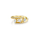 Montage Pave Knife Edge Bypass Ring
