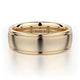 MICHAEL M Wedding Bands 14K Yellow Gold Men's Band MB106 MB-106YG14K