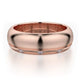 MICHAEL M Wedding Bands 18K Rose Gold Men's Band MB105 MB-105RG