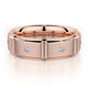 MICHAEL M Wedding Bands 18K Rose Gold Men's Band MB107 MB-107RG