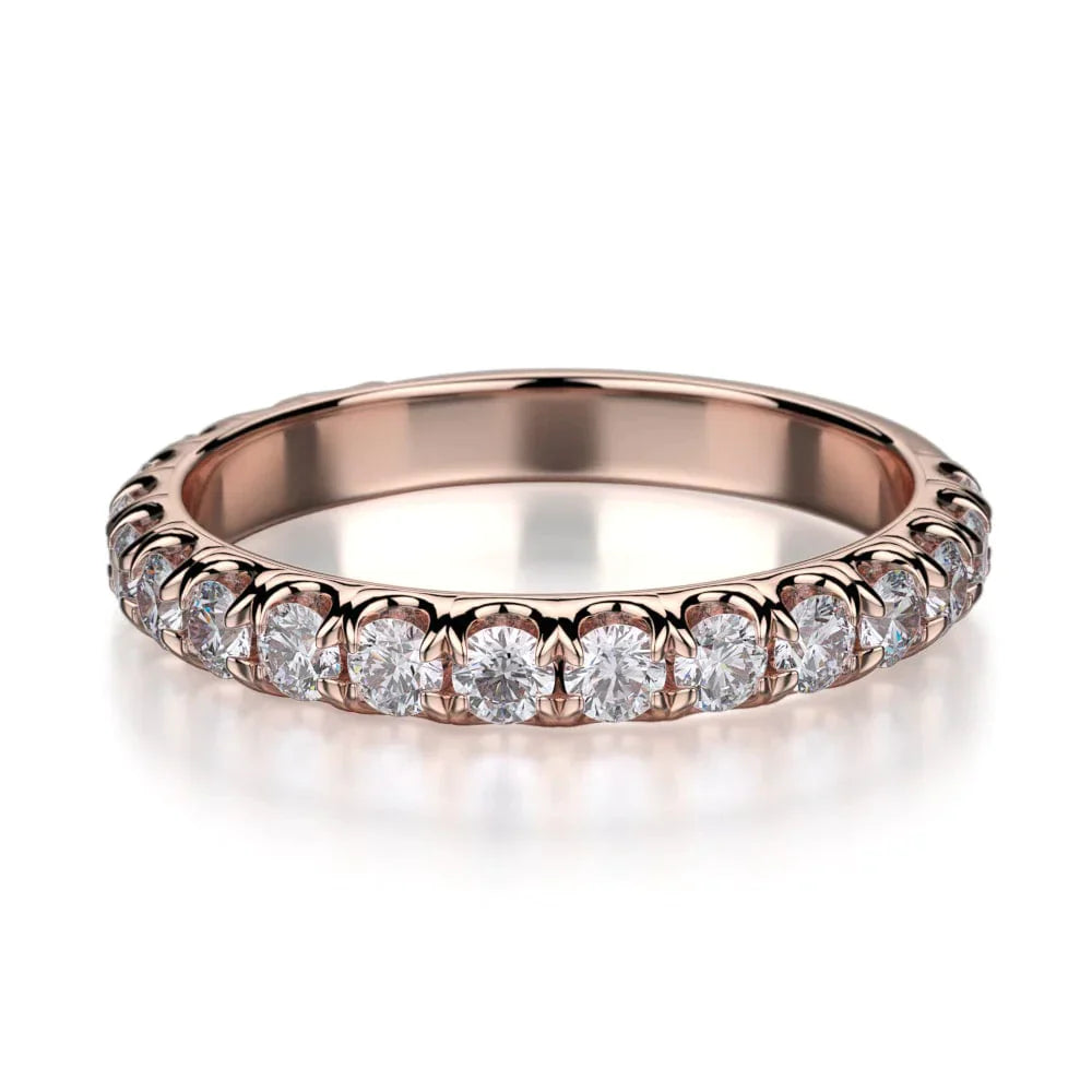 MICHAEL M Wedding Bands 18K Rose Gold Wedding band R320LB R320LBRG