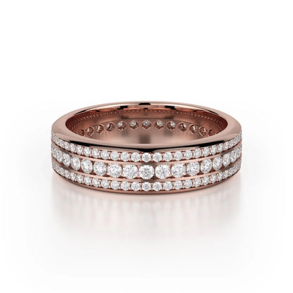 MICHAEL M Wedding Bands 18K Rose Gold Wedding band R323B R323B-RG