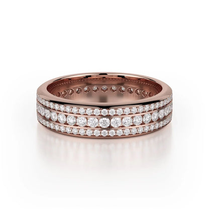 MICHAEL M Wedding Bands 18K Rose Gold Wedding band R323B R323B-RG