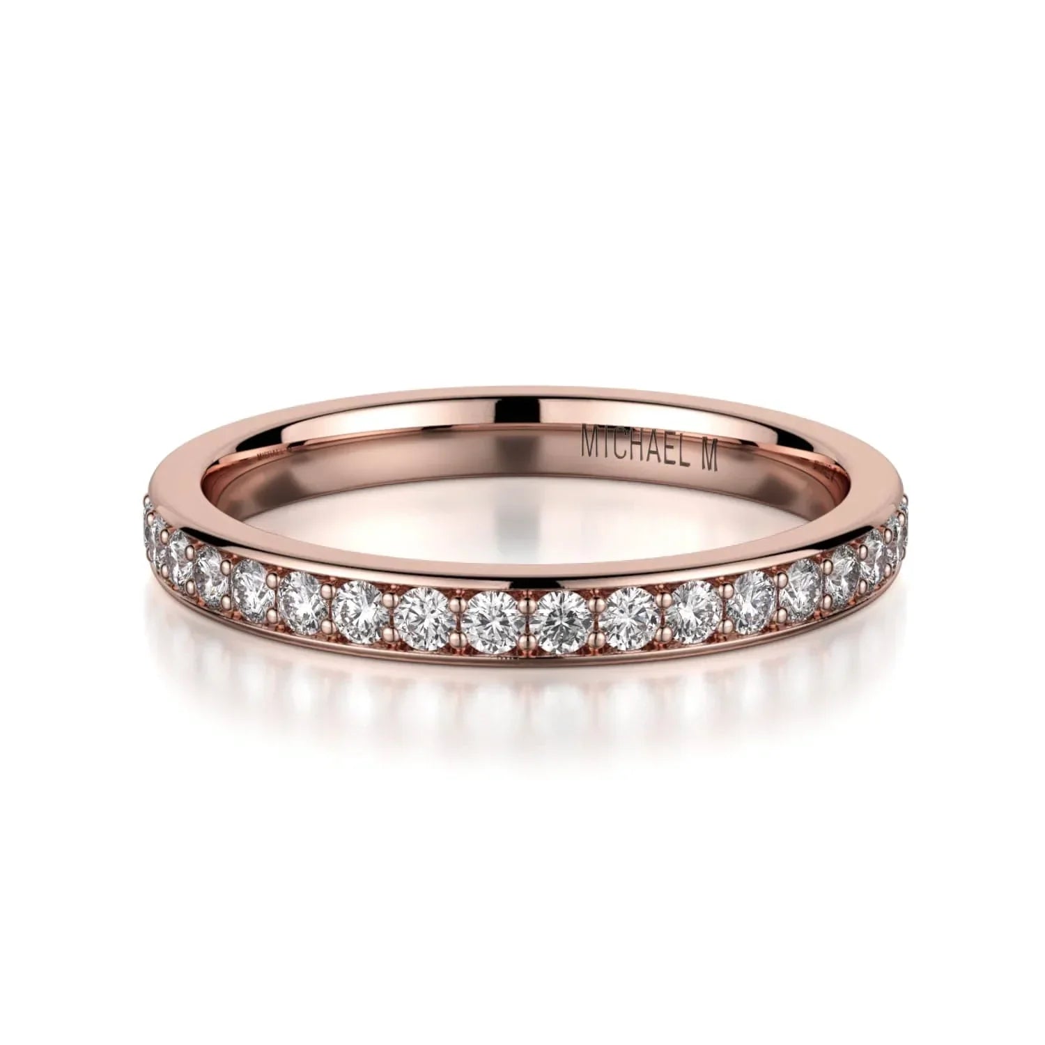 MICHAEL M Wedding Bands 18K Rose Gold Wedding band R324B