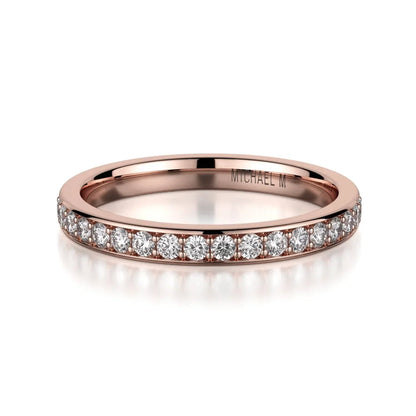 MICHAEL M Wedding Bands 18K Rose Gold Wedding band R324B