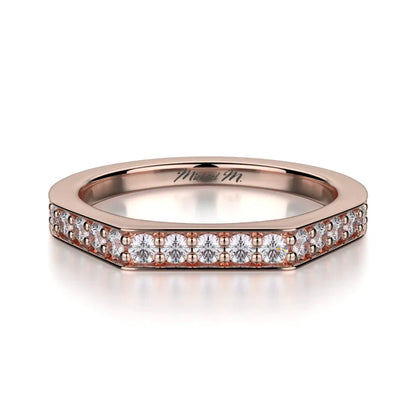 MICHAEL M Wedding Bands 18K Rose Gold Wedding band R697B R697BRG