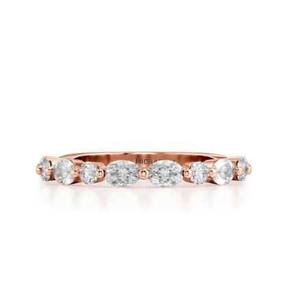 MICHAEL M Wedding Bands 18K Rose Gold Wedding Band R837B R837B-RG