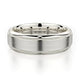 MICHAEL M Wedding Bands 18K White Gold Men's Band MB101 MB-101WG
