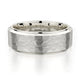 MICHAEL M Wedding Bands 18K White Gold Men's Band MB114 MB-114WG